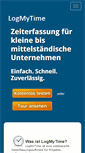 Mobile Screenshot of logmytime.de
