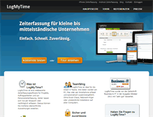 Tablet Screenshot of logmytime.de