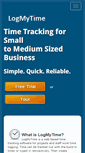 Mobile Screenshot of logmytime.com
