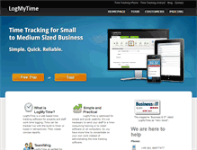 Tablet Screenshot of logmytime.com